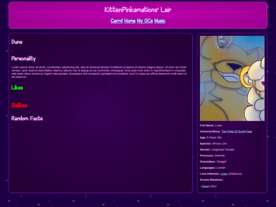 wiki/OC - The Pride Of Sunlit Field/Dune screenshot