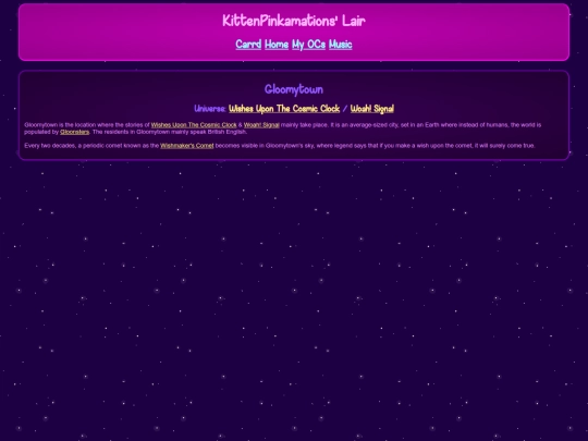 wiki/OC - Wishes Upon The Cosmic Clock/Gloomytown screenshot