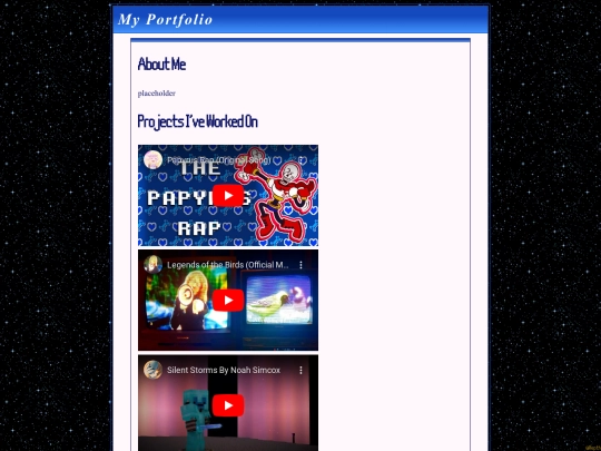 portfolio screenshot