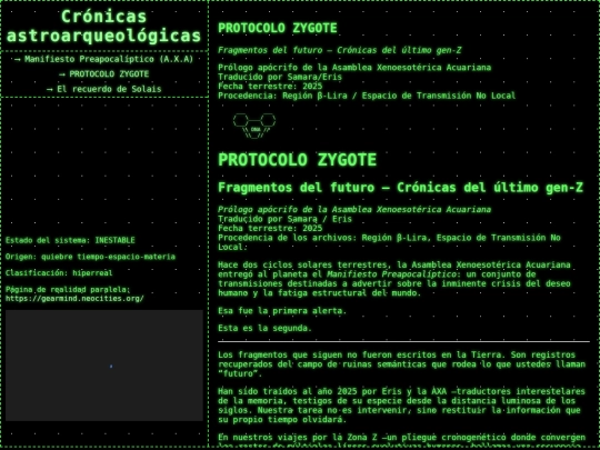protocolo-zygote screenshot