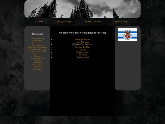 denivestableofcontents screenshot