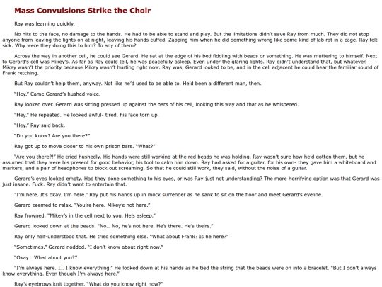 convulsions screenshot