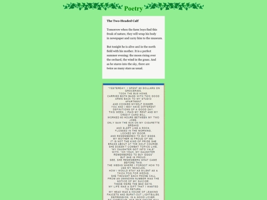 poetry screenshot