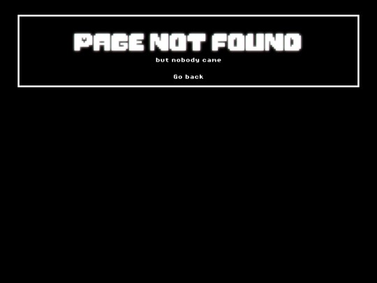 not_found screenshot