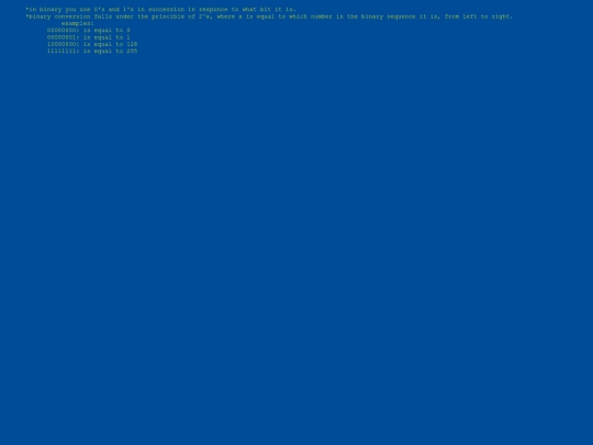 binary screenshot