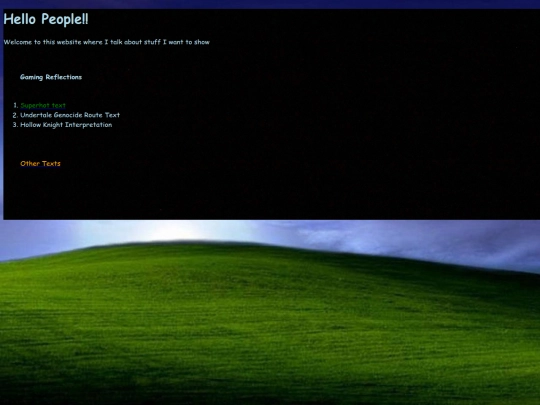 index screenshot