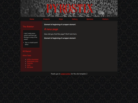 newpage screenshot