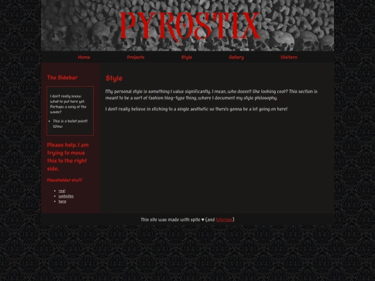 style screenshot