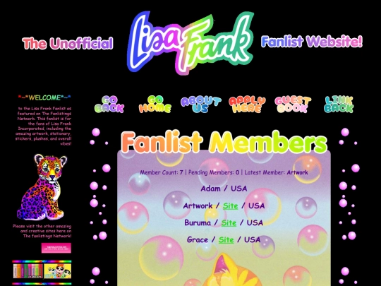 list screenshot