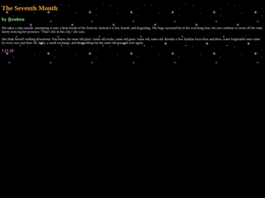 seventhmonth screenshot