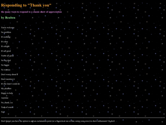 thank-you-responses screenshot