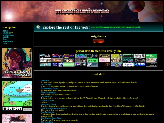 links screenshot