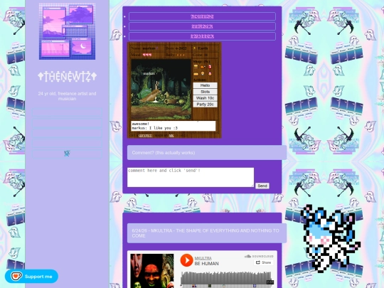 Main Site/hangout screenshot