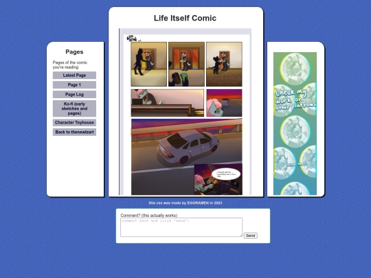 Webcomic/LIpage6 screenshot
