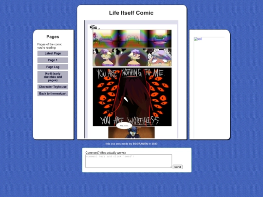 Webcomic/LIpage8 screenshot