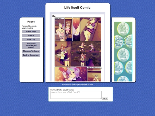 Webcomic/LIpagefinal screenshot