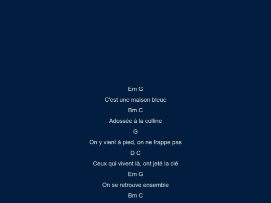 une-maison-bleue screenshot