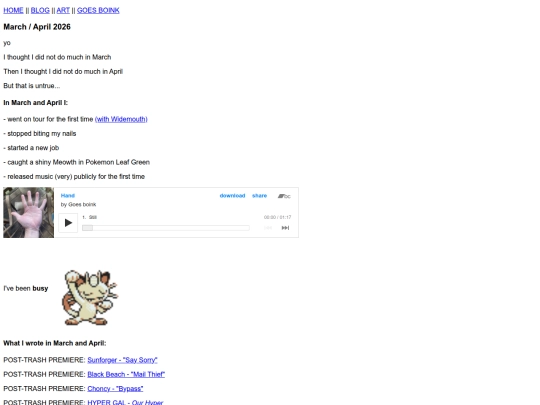 blog screenshot