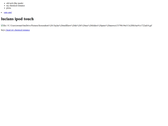 index screenshot
