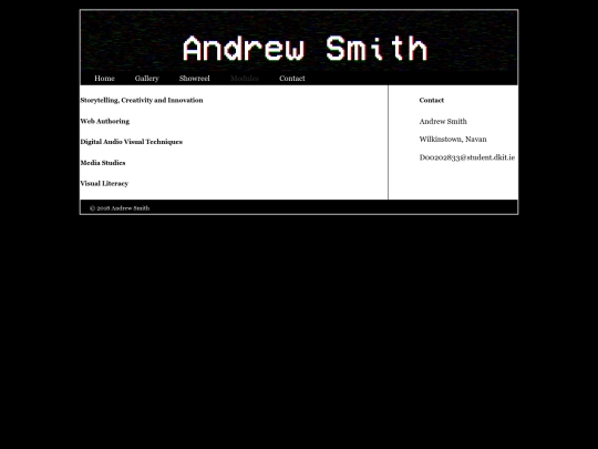 modules screenshot