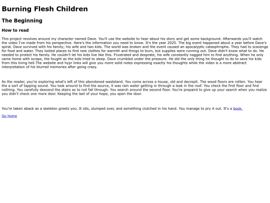 thebeginning screenshot
