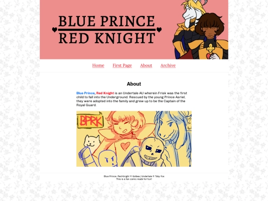 undertale/bprk/about screenshot