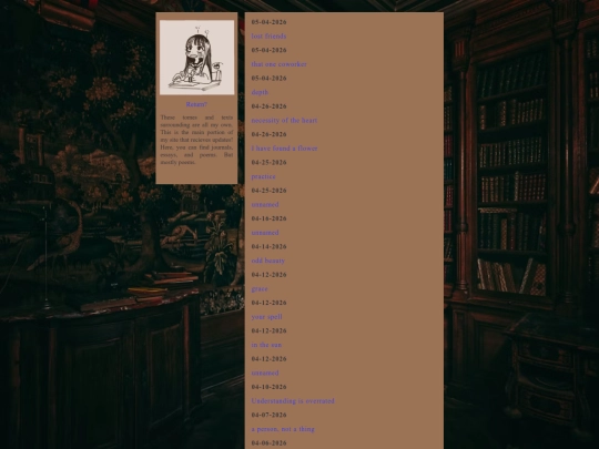 sitemap/writings screenshot
