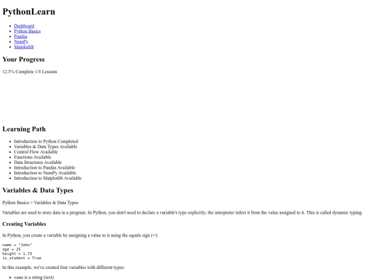 python-variables screenshot