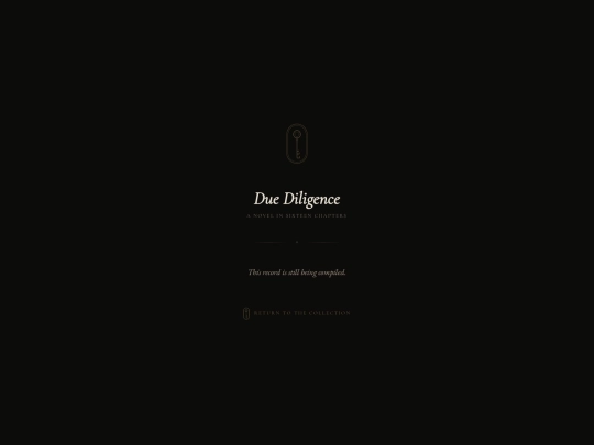 due-diligence screenshot