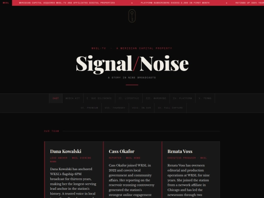signal-noise screenshot