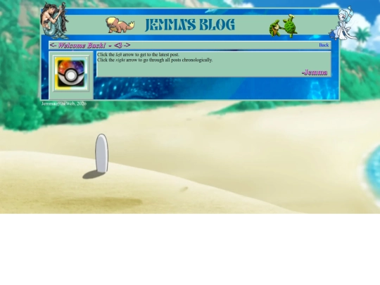 blog screenshot