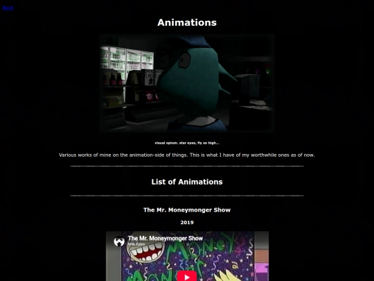 Pages/animations screenshot