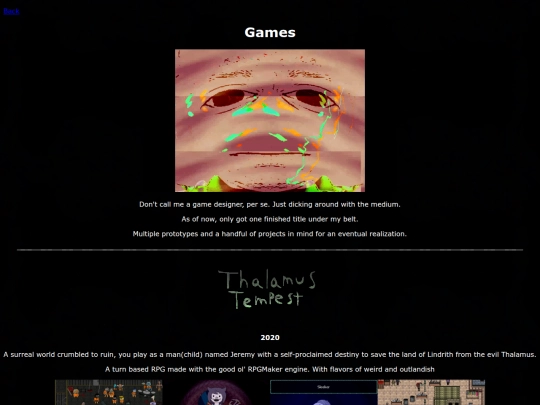 Pages/games screenshot