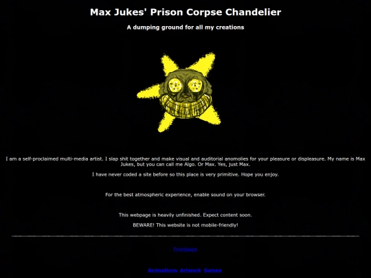 homepage screenshot