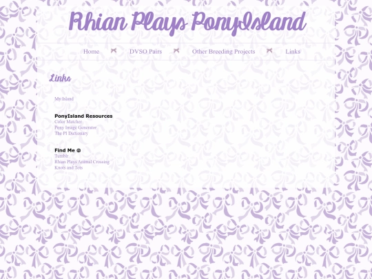 links screenshot