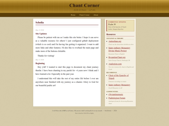 chant screenshot