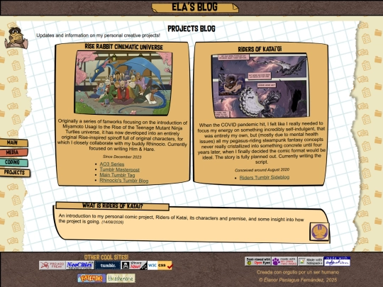 projectsblog screenshot