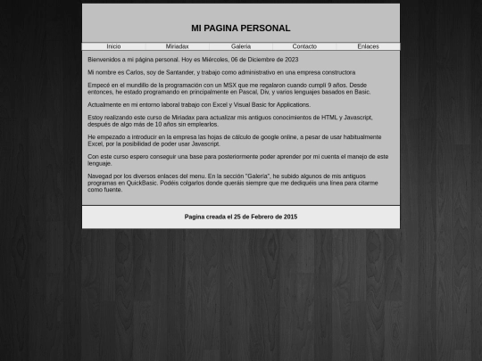 index screenshot