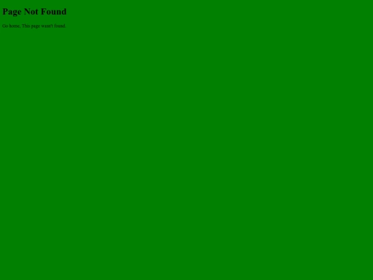 not_found screenshot