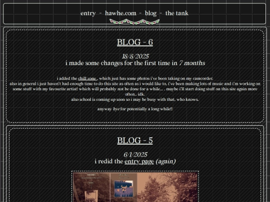 blog screenshot
