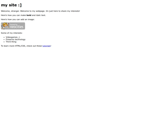 index screenshot