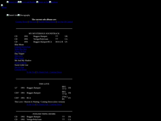 discography screenshot