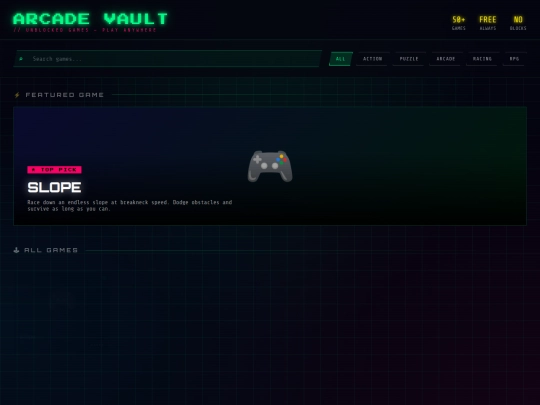games screenshot