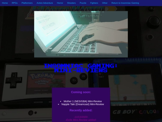 Mini-reviews screenshot