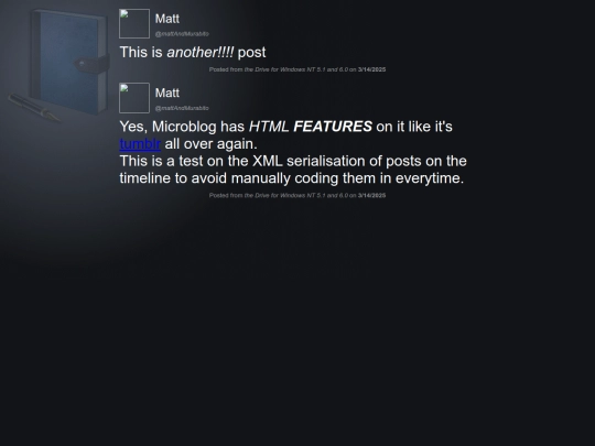 microblog/home screenshot