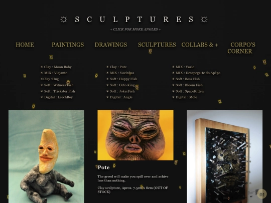 sculptures screenshot