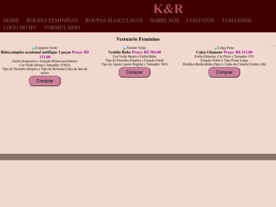 roupasfemininas screenshot