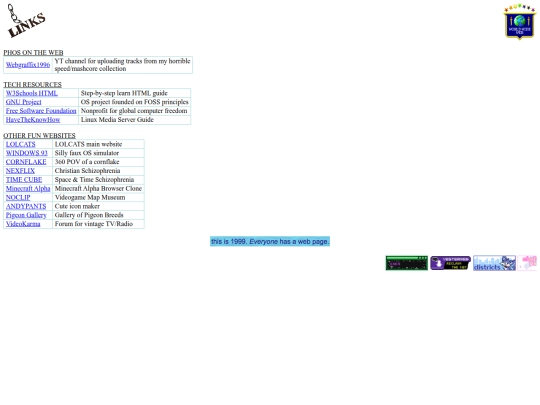 frames/links screenshot