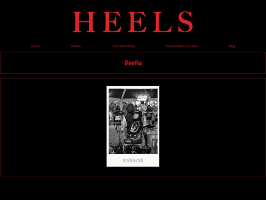 Shows/Bands/Goetia screenshot