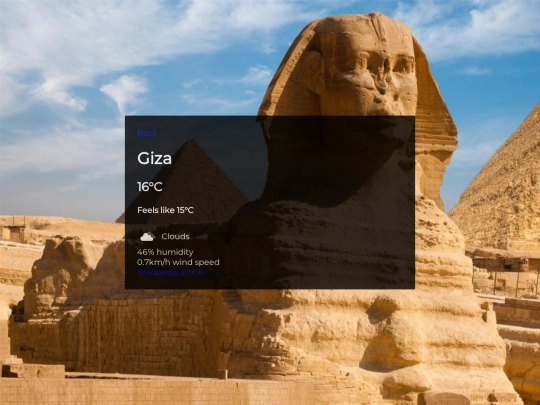 giza screenshot
